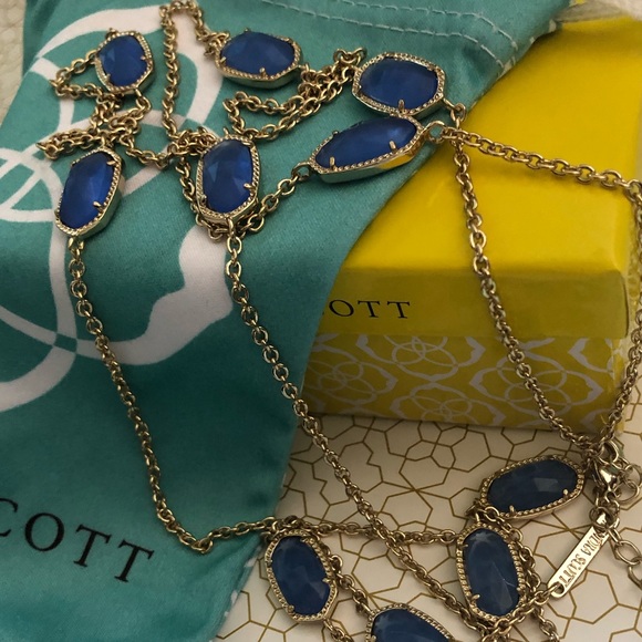 NFS Kendra Scott Kellie Necklace In Periwinkle - Picture 5 of 8